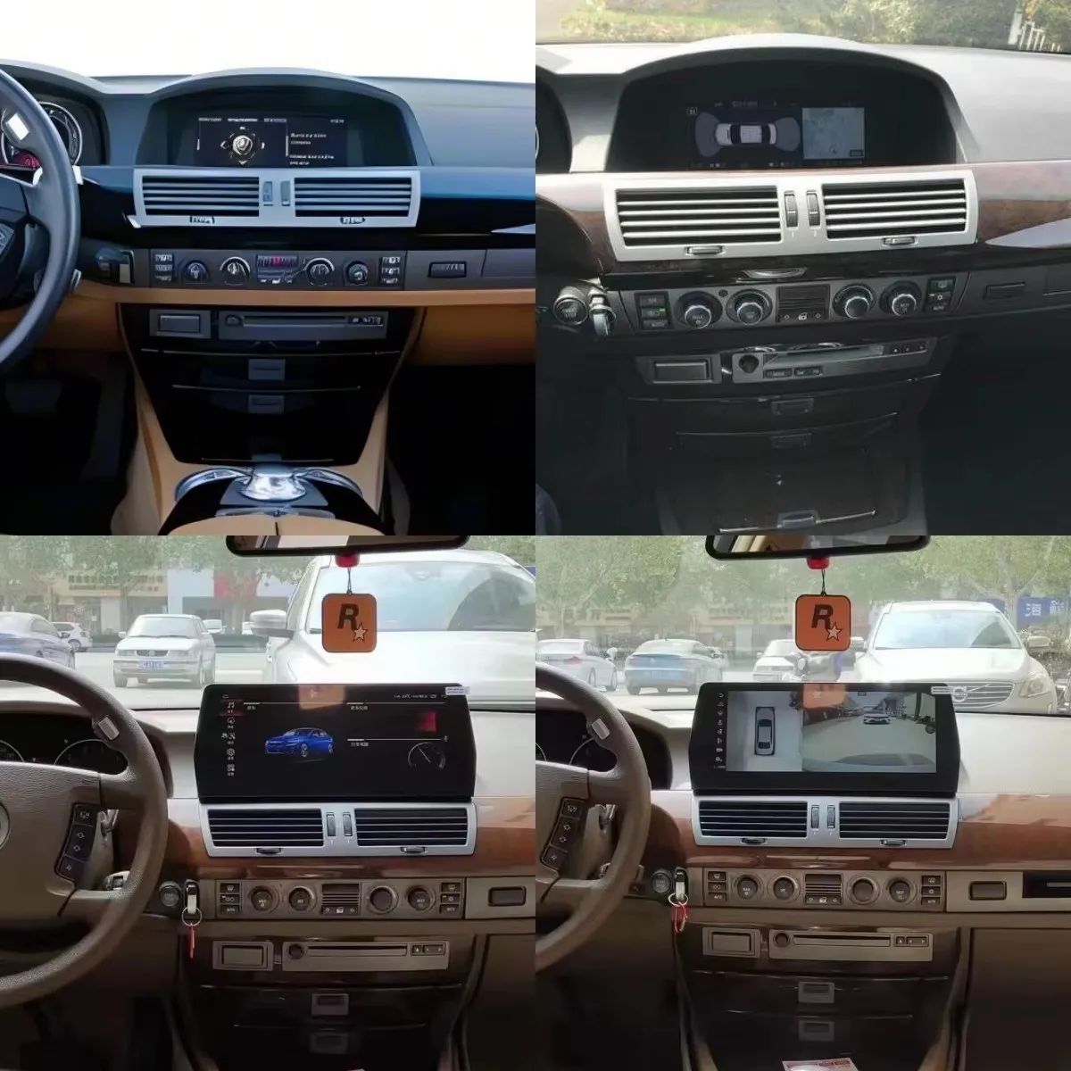 

Car Radio Multimedia For BMW 7 Series E65 E66 2003-2009 Autoradio Carplay 4G SIM Navigation GPS Head Unit Android 14 12.3''