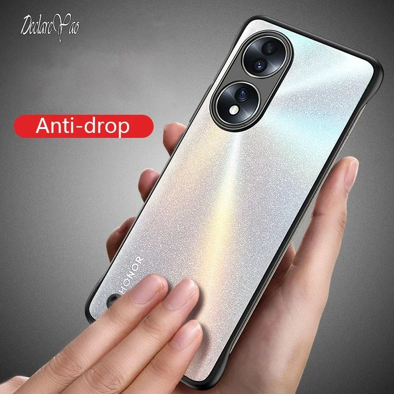 Cover For Honor 90 Cases DECLAREYAO Ultra Slim Clear Matte Coque For Huawei Honor 100 Pro 70 Case Hard Rimless Cover For Honor50