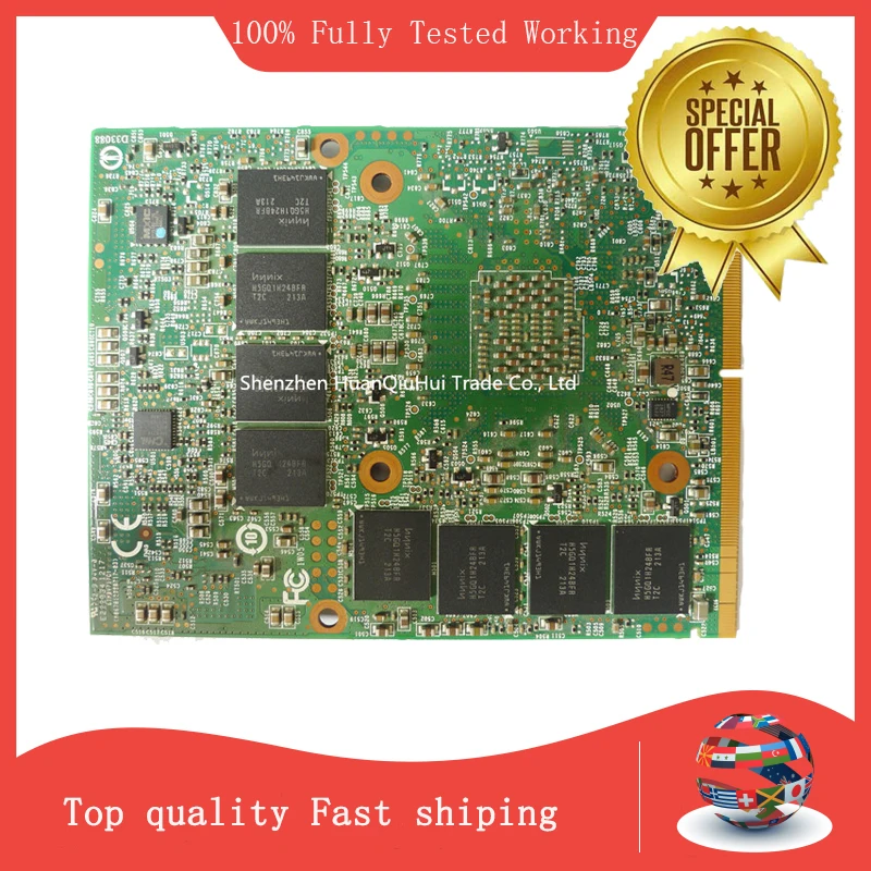

Original Used GTX675 GTX675M GTX 675M 2G 2GB Graphics Card For DELL M17X M18X M15X N13E-GS1-A1 GTX675 Video Card Display Cards