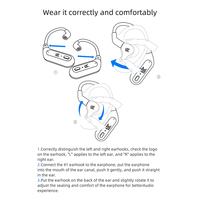 KZ AZ09 Ear Hook Wireless Ear Hook Earphone Cable Bluetooth-compatible 5.2 Long Endurance for KZ ZST/ZSR/ED12/ES3 ZSN/ZSN PRO