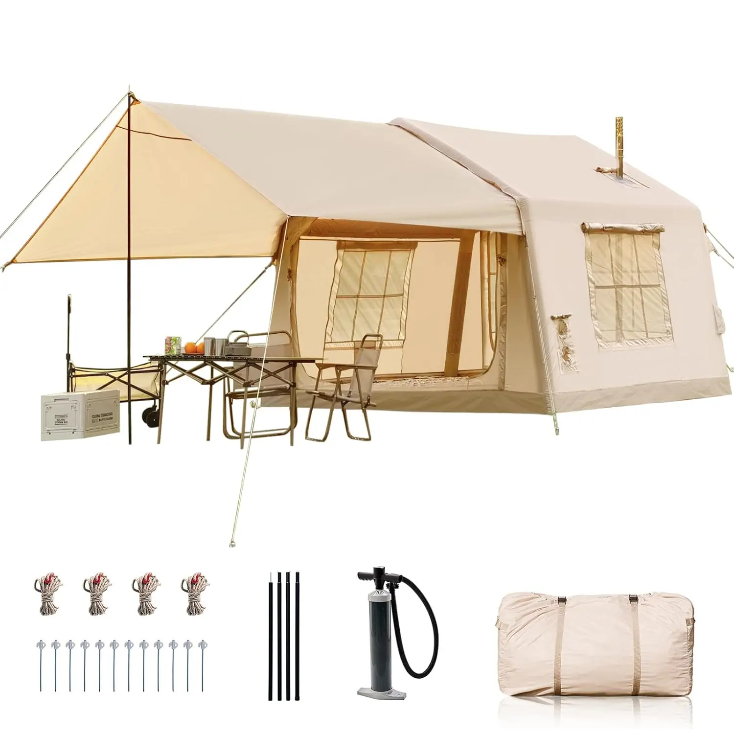 

Надувные палатки для кемпинга с навесом, надувная палатка для кемпинга для взрослых на 4-6 человек, надувная палатка-тент с печкой, на заказ