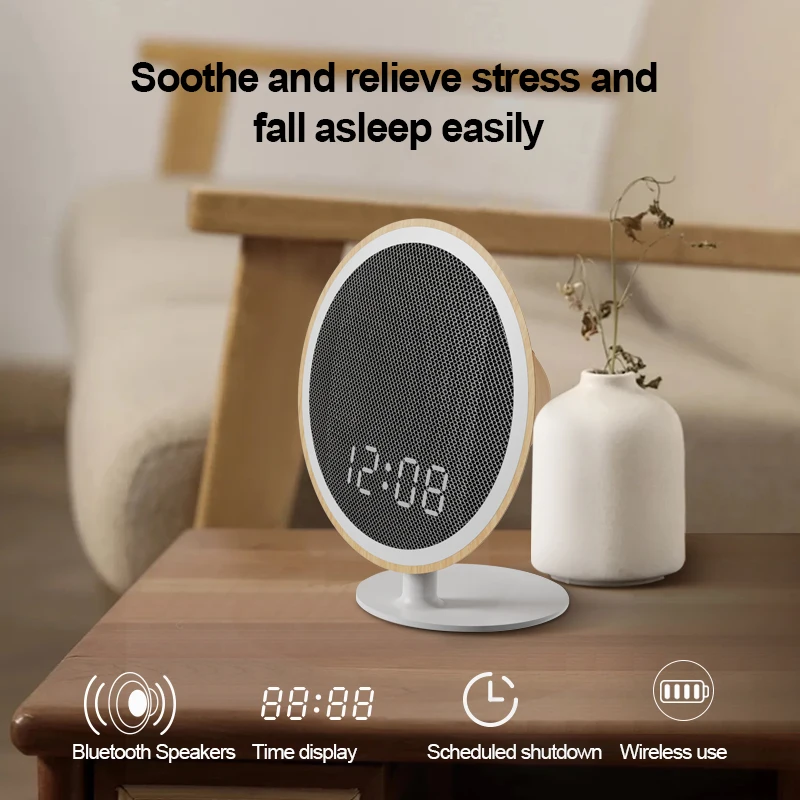 Smart Baby Kid Sleep Aid Relaxation Meditation Caixa De Som Bluetooth Speaker White Noise Sound Machine with 3 Timer Night Light