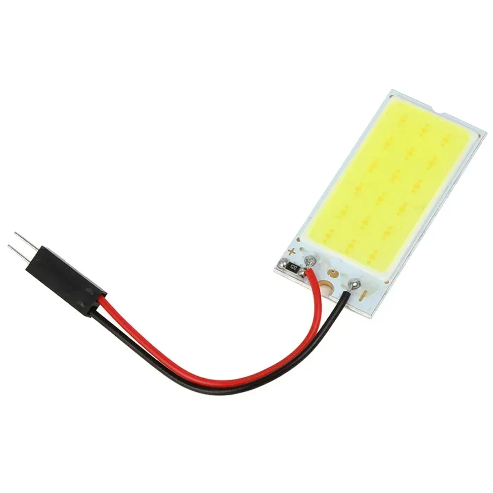 자동차 인테리어 돔 독서 트렁크 램프, 흰색 COB 18LED 전구, 꽃줄 31mm 36mm 39mm W5W LED 조명, COB 12V, 5 개