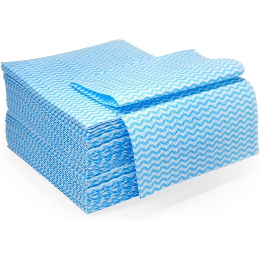 

Heavy-Duty Reusable Dish Cloths, Quick-Dry Multipurpose Kitchen Towels, 25 Pack, 14.2x15.7, Blue