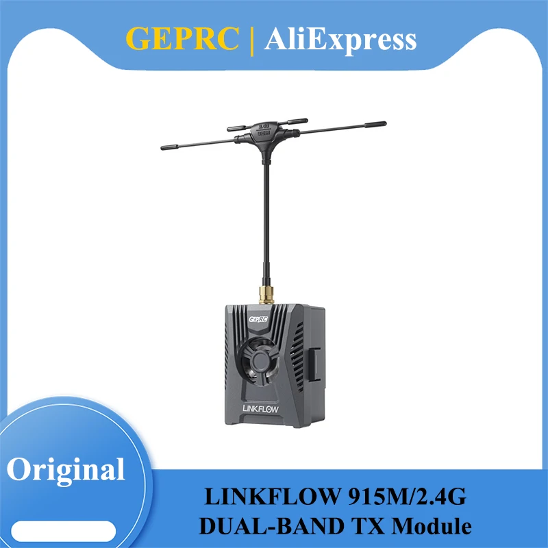 GEPRC LINKFLOW 915M 2.4G DUAL-BAND/2W ELRS TX Module LR1121 RF Chip DIY FPV Quadcopter Longrange Freestyle Drone Parts NEW