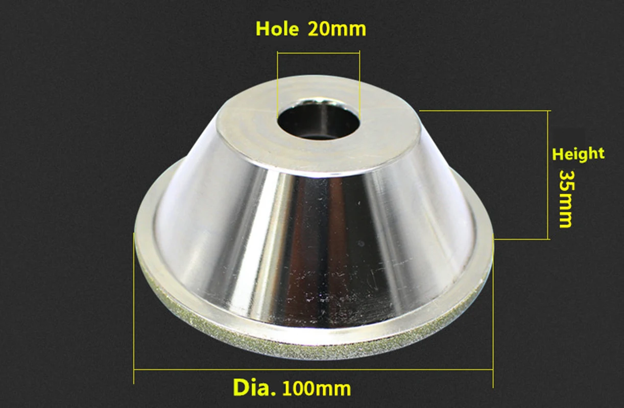 100mm Cup Diamond Grinding Wheel Grit 80-320 Tool Cutter Grinder