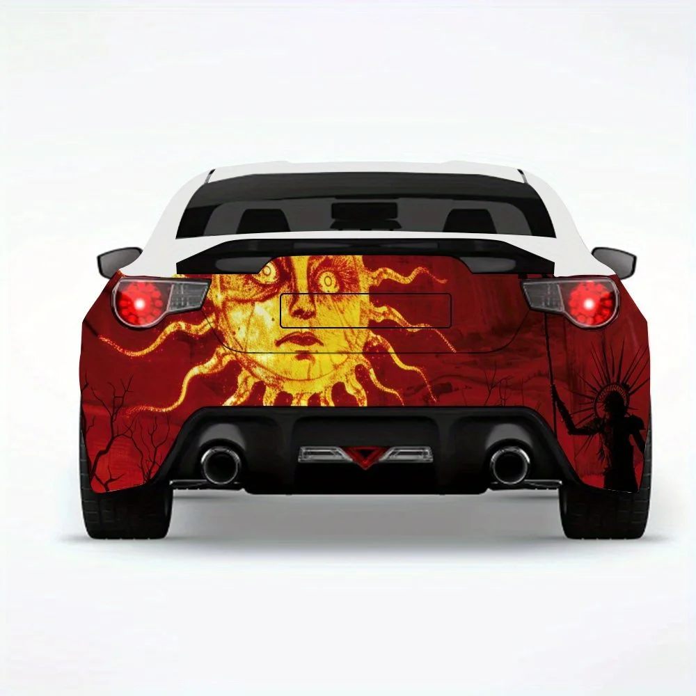 

Автомобильная наклейка Dark Sun Fantasy, автомобильные виниловые наклейки для украшения и защиты - водонепроницаемая самоклеящаяся виниловая наклейка, M