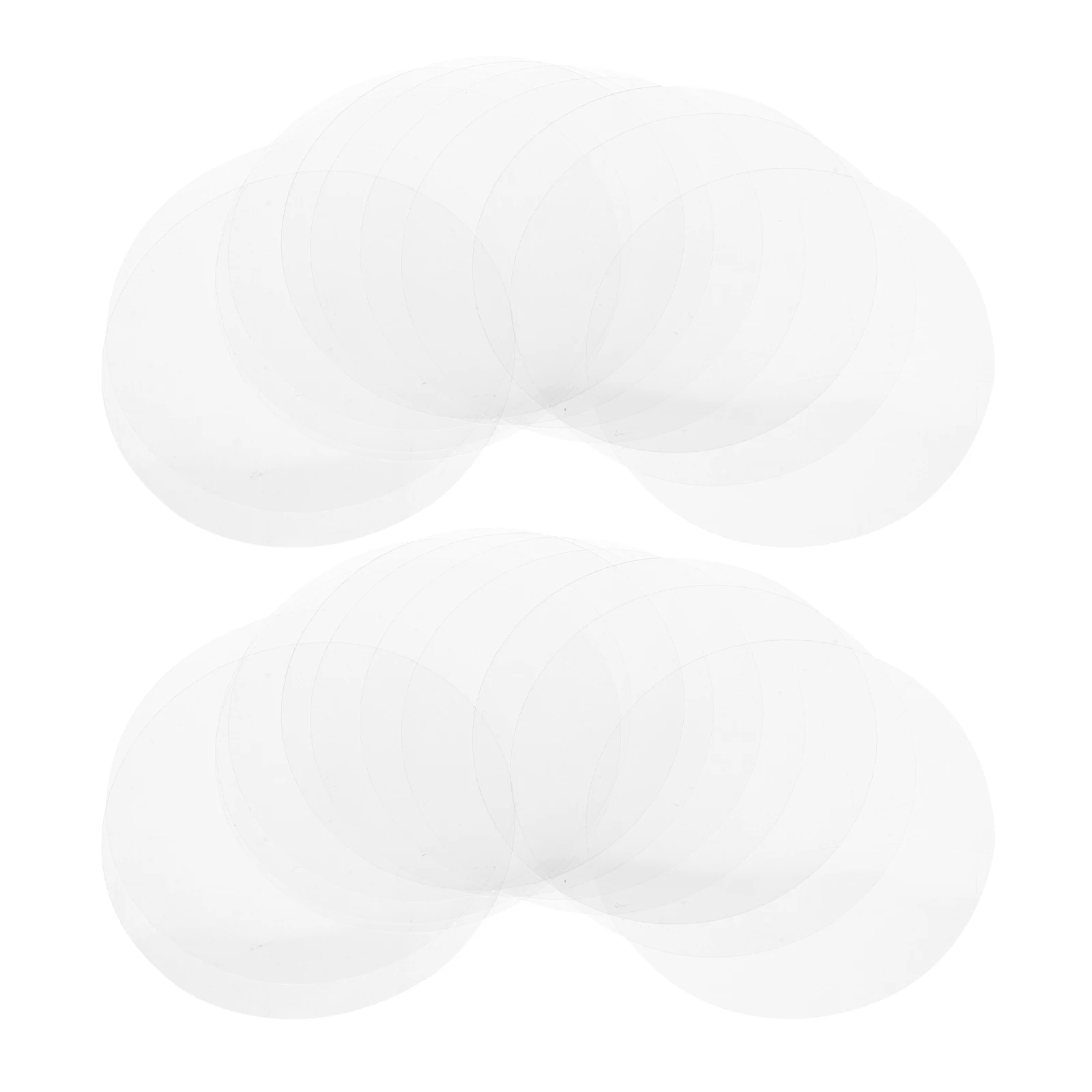 100pcs Badge Film Transparent Plastic Membrane Diy Arts Crafts Supplies Round Button Protective Films Long Term Usage Storage