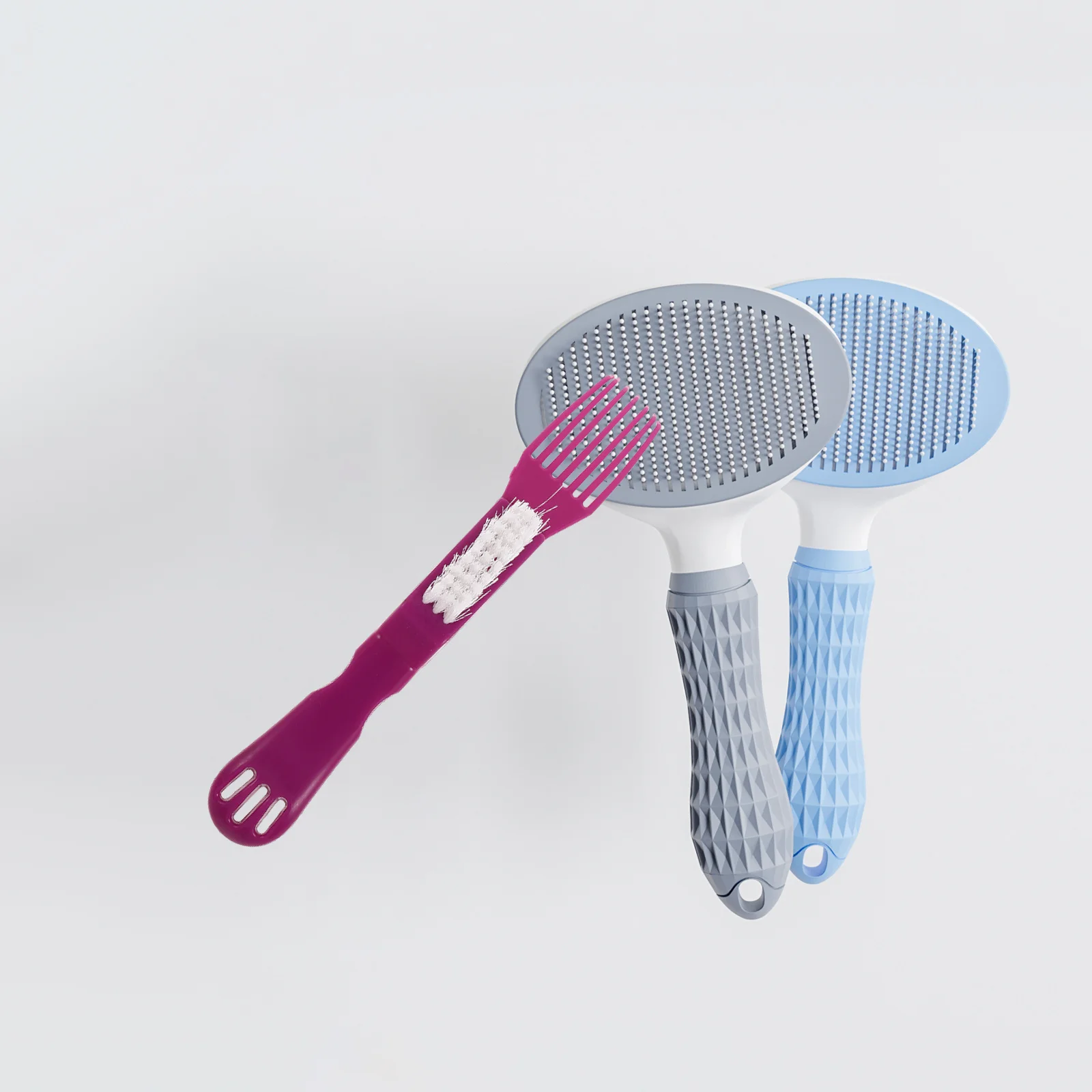 Spazzola per la pulizia del pettine dell'airbag Strumento per la pulizia della spazzola per capelli Portatile Facile da rimuovere scaglie Strumento per la pulizia della spazzola per capelli per la pulizia profonda del salone di casa