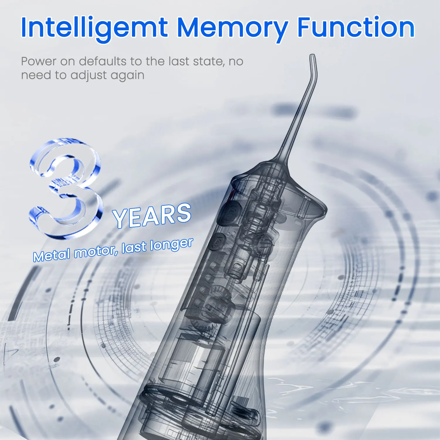 Fairywill USB المحمولة عن طريق الفم الري جهاز تنظيف الأسنان بالماء الأسنان المياه تبييض الأسنان 300 مللي 6 فوهات الفم تنظيف الفم للأقواس