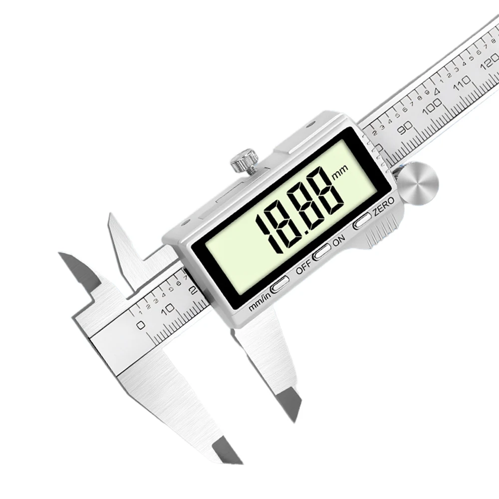 All-Metal 150mm Digital Caliper, Stainless Steel HD Full-Screen Display Measuring Tool Vernier Caliper