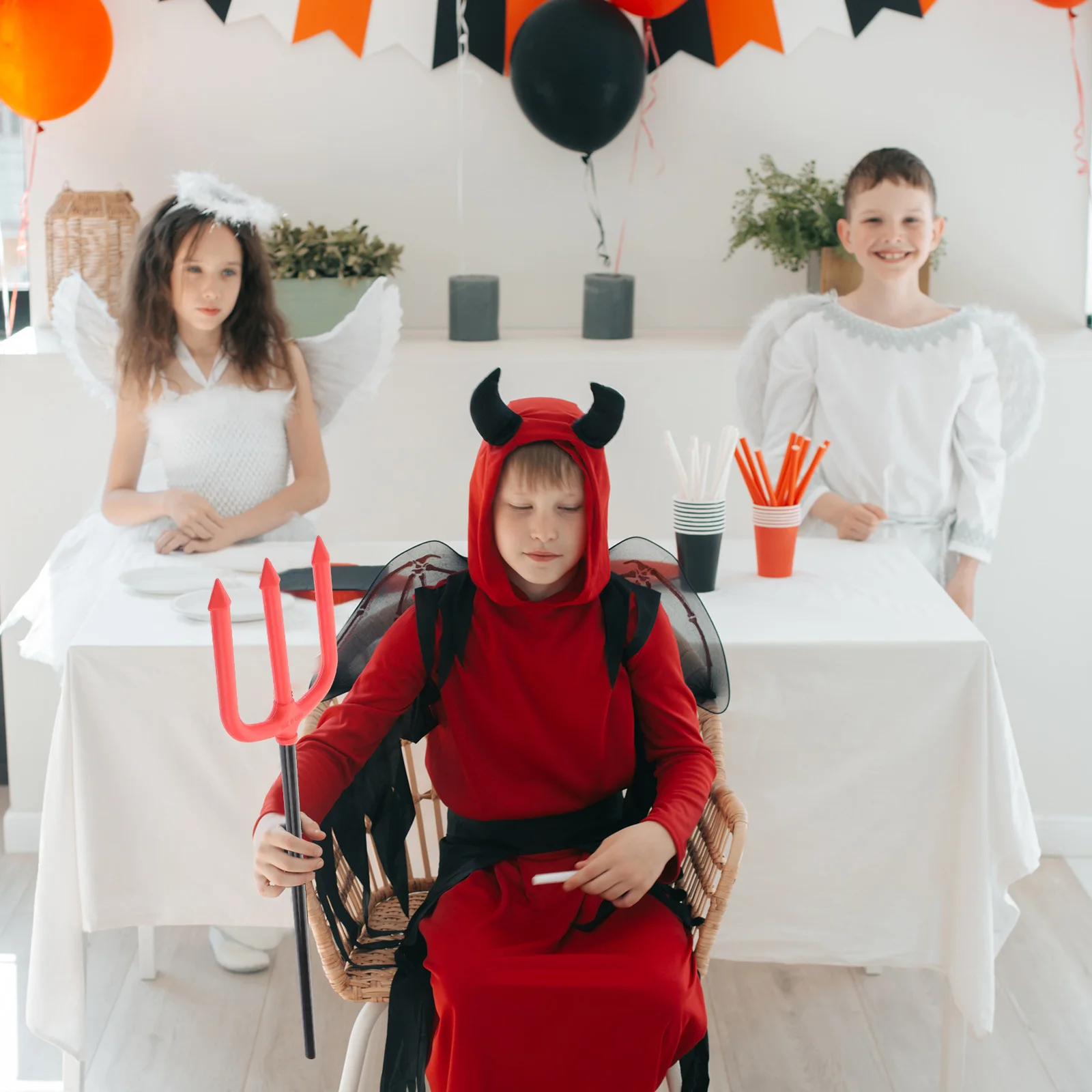 Bâton de fête d'halloween, 3 pièces, Trident d'acclamant de nuit, Premium Pe, diable Durable, Cosplay, accessoire amusant pour friandises ou tours