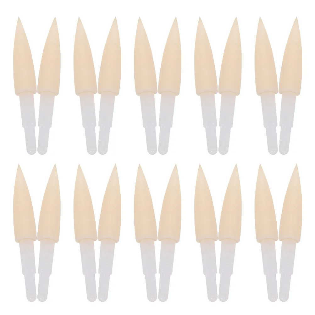 

40Pcs Calligraphy Sponge Pen Tips Soft Brush Refills for Markers Writing Painting Detailed Artwork Water Oil Based Ink