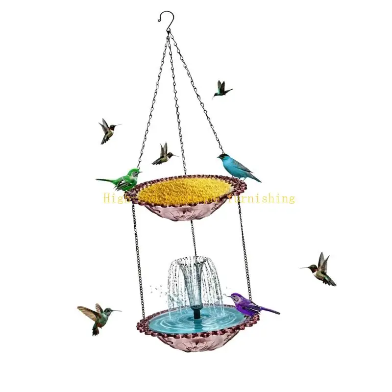 L9NB Multifunction Solars Fountains Bird Bath With Water Pumps For Attracting Birds