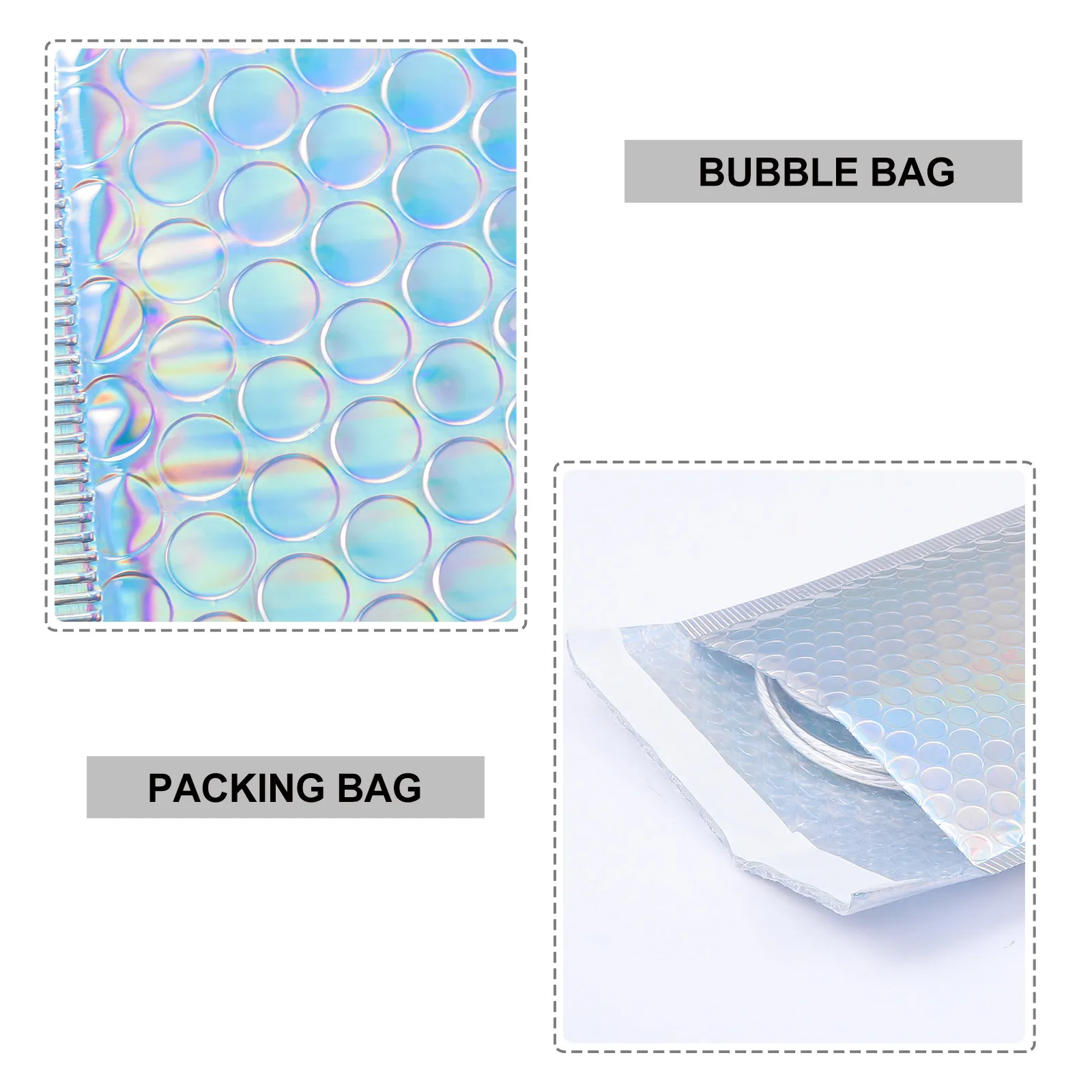 

25 шт. ударопрочных водонепроницаемых легких пакетов для экспресс-доставки, органайзеров и хранения