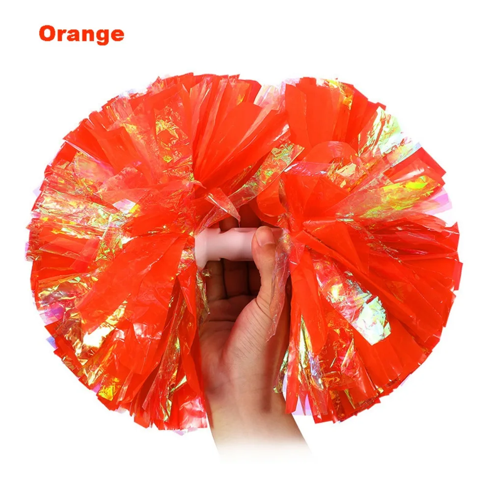 

Новые 26-сантиметровые детские игровые помпоны из ПЭТ, разноцветные, для чирлидинга, в форме цветов, реквизит для выступлений, недорогие, практичные, принадлежности для чирлидинг-клубов