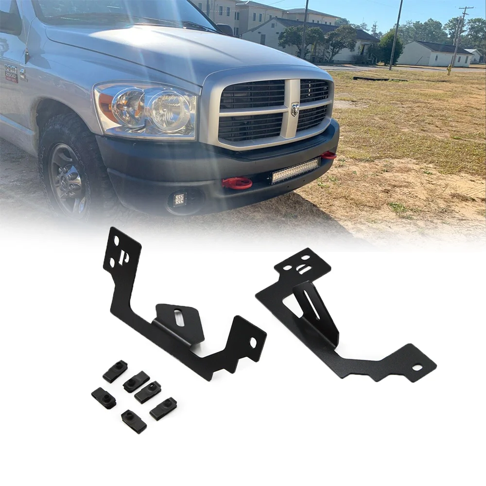 

For Dodge Ram 1500 2500 3500 / Durango Car Lamp Mount Brackets Fit 3" LED Light Cubes Good Quality Steel Auto Accessories