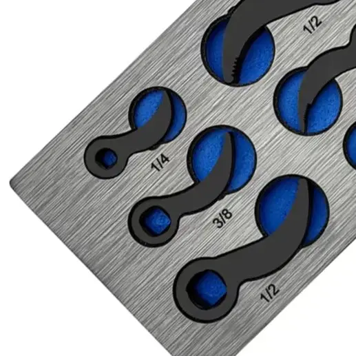 

9-piece Crowbar Wrench Adapter Set Ratchet Socket Wrench Set 1/2", 3/8", 1/4" Drive Breaker Bar Automotive Repair Hand Tools