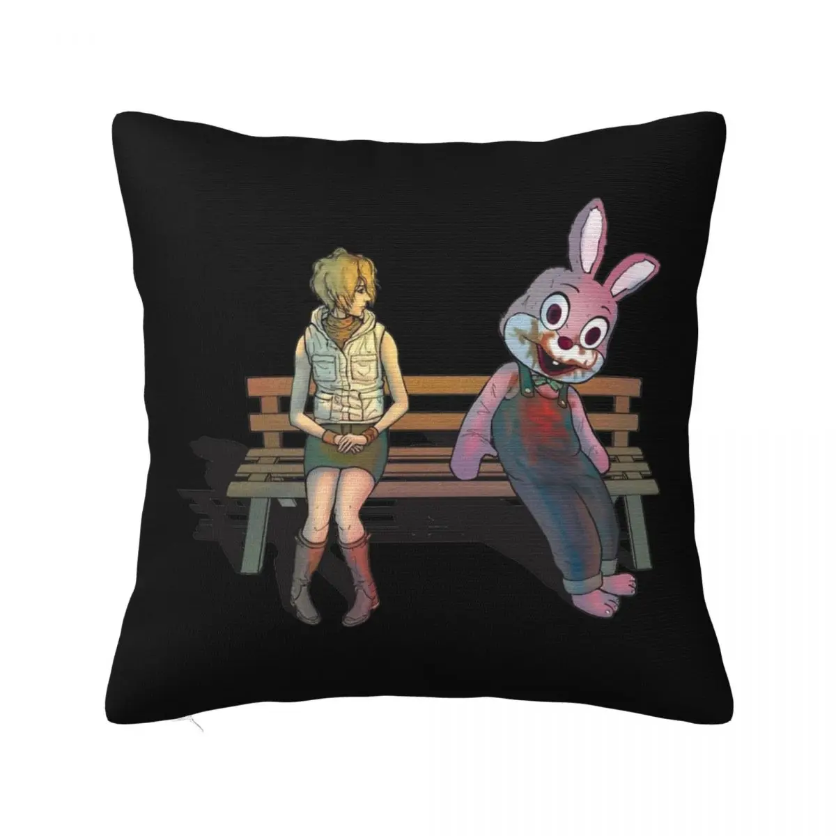 

Silent Hill Horror Pillow Cases Game Cushion Cover Customized Polyester Decor Pillowcase for Home 18"