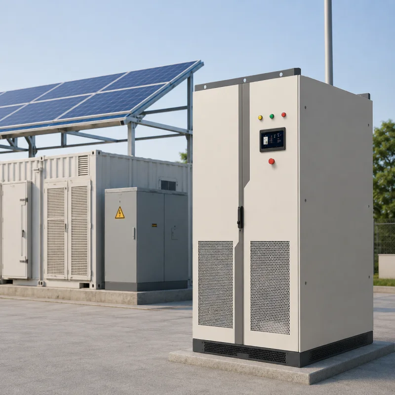 High Capacity 60kw 120kwh Industrial Solar Storage Inverter Integrated System For Data Center Backup To Uninterrupted Power