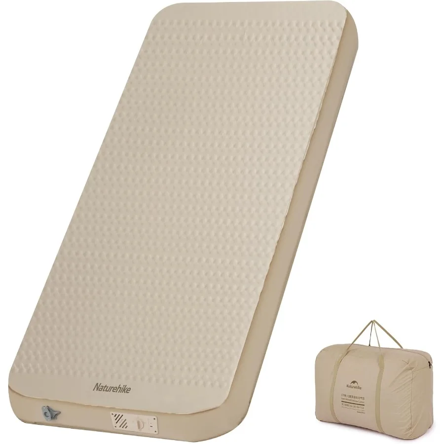 

4.72 Thick SelfInflating Sleeping Pad with Lighter Foam and Electric Pump for Rapid Inflation in 45 Seconds Ideal for Camping O