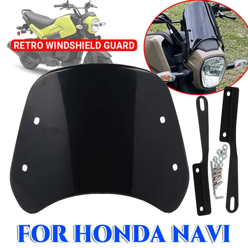 Para Honda Navi 2022 2023, accesorios para motocicleta, parabrisas Retro, deflectores de aire, deflectores de viento, visera solar