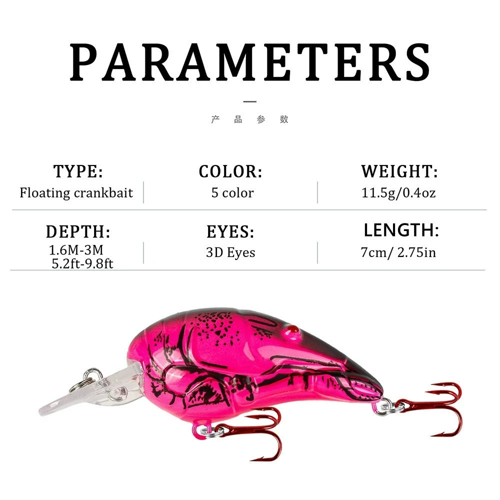 Señuelos Crankbait flotantes para bagre y jerkbait – Wobbler - imagen 2
