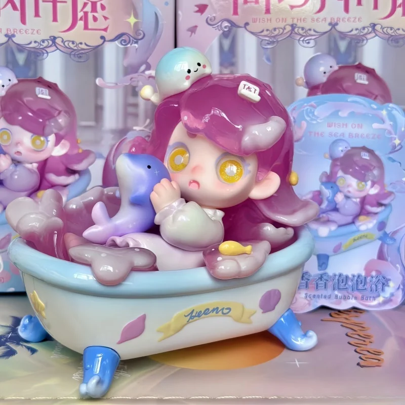 

2025 Genuine Ouo Grsvitation X Keeno Wish On The Sea Breeze Series 3th Blind Box Toy Desktop Ornaments Cute Girl Xmas Gifts