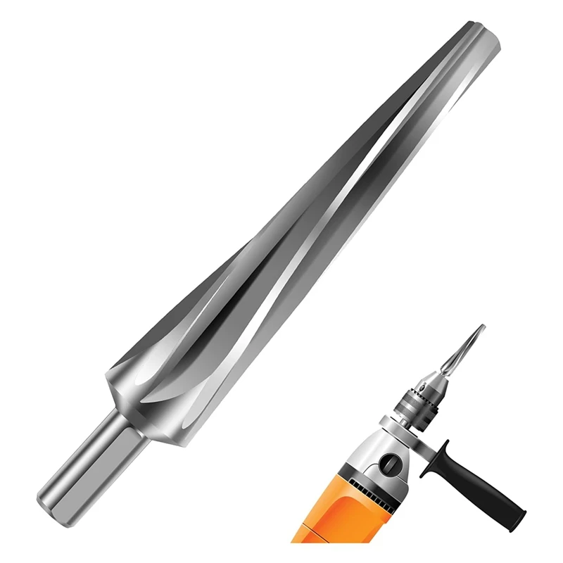 

A74I-7 Degree Ball Joint Tapered Reamer,Speed Steel Tapered Ball Joint Reamer Tool With 1/2 Inches Toolholder