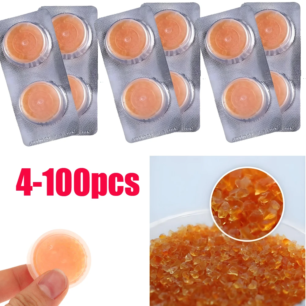 

4-100pcs Desiccant Dehumidifier Hearing Aid Drying Capsules Tablet Dryer Tool Ear Care Accessories