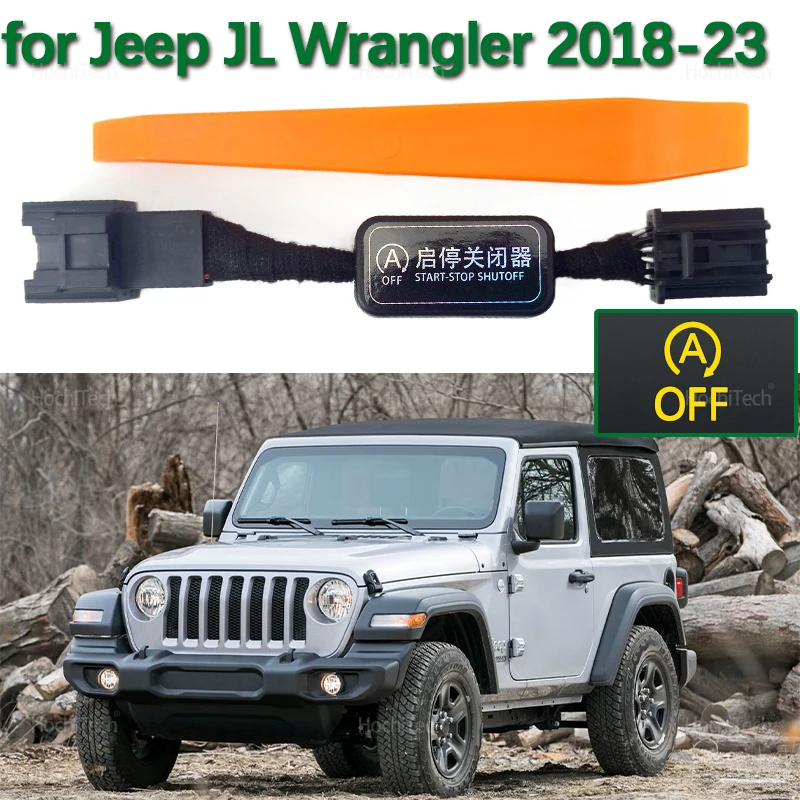 Automatic Stop Start Engine System Off Device Control Sensor Plug Cancel Cable for Jeep JL Wrangler 2018-2023