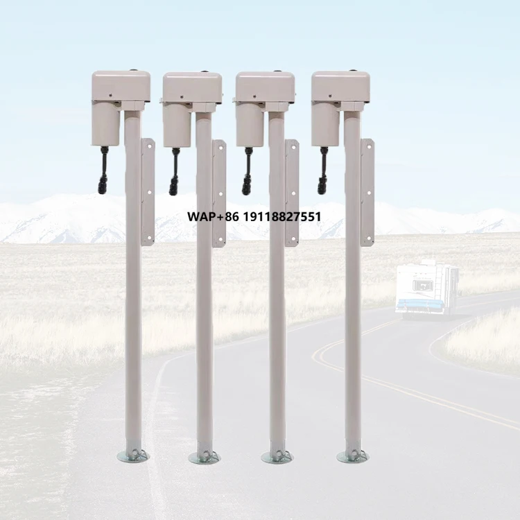 4 Pcs Slide Out Support Jacks RV Stabilizer Jacks for Travel Trailer RV Camper Accessories Electric Jacks