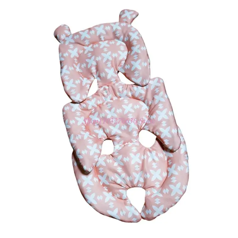 R6FD Universal Baby Car Cushion Thick Padded Support Pad Head Neck Back Mat for Infant Strollers Accessories