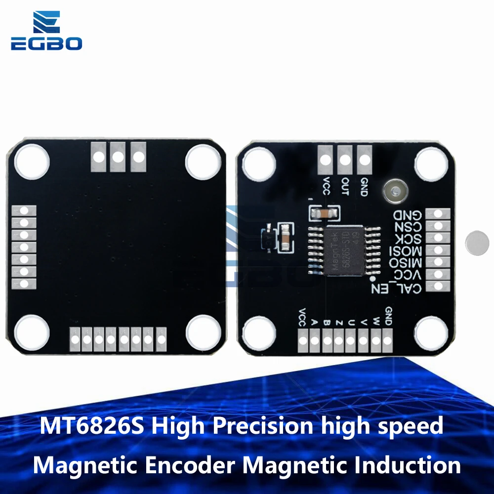 MT6826S High Precision High Speed Magnetic Encoder Module with Angle Measurement for Arduino
