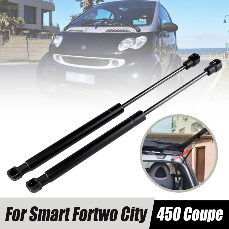 2PCS Car Rear Trunk Tailgate Gas Strut Damper Lift Support Rod 113000013,0000618V007 for Smart Fortwo City 450 Coupe 1998-2007