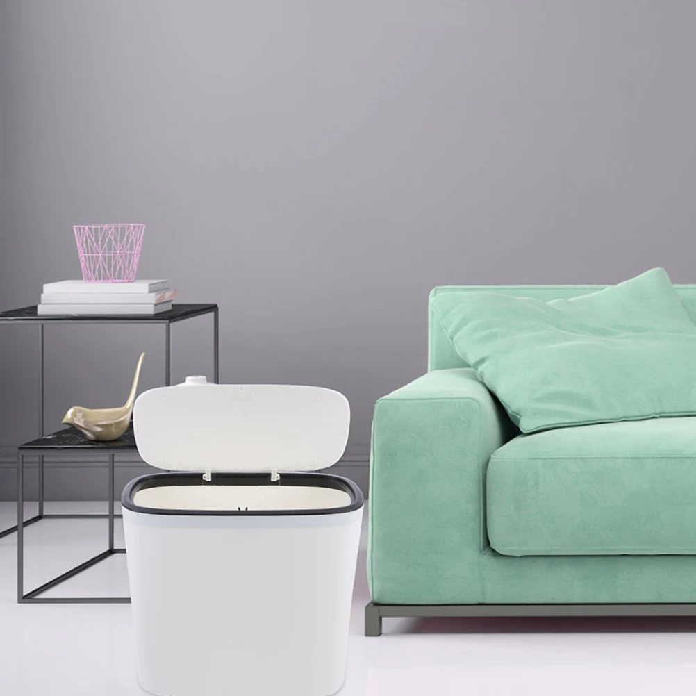 

Портативная пластиковая урна для мусора с широким отверстием для ванной, кухни, спальни, офиса