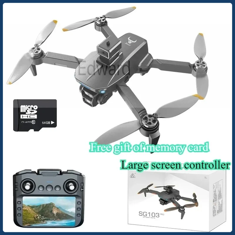 

SHOUG103 large screen control drone 4K high-definition camera FPV brushless obstacle avoidance automatic return remote control