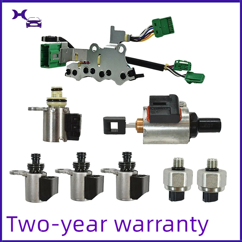 

JF011E RE0F10A F1CJA Комплект соленоидов CVT с датчиком давления жгута, шаговый двигатель для Nissan Altima Sentra Dodge Transmission