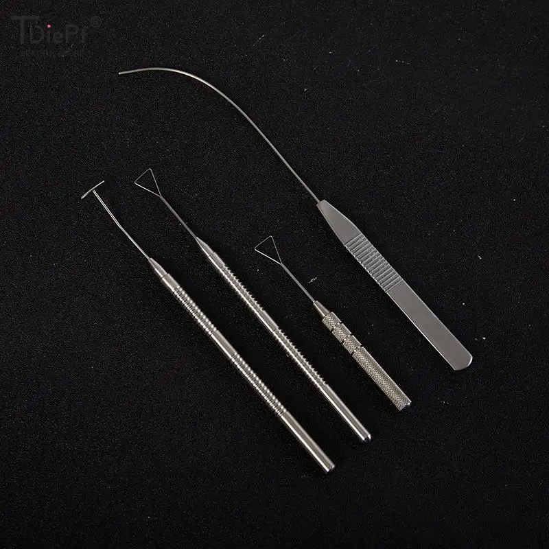 Double Eyelid Tools Double Eyelid Designer Simulator U-Shaped Stainless Titanium Alloy T Shaped Designer Ophthalmic Instrument