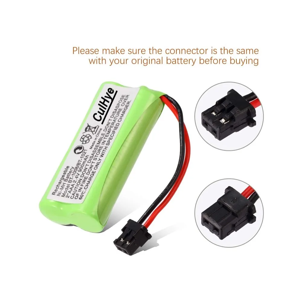 コードなしの家庭用電話バッテリー,2.4 mah,900 v,uniden bt1008 bt1021 WITH43-269 wx12077 sanyo CAS-D6325 ar cbbt1008