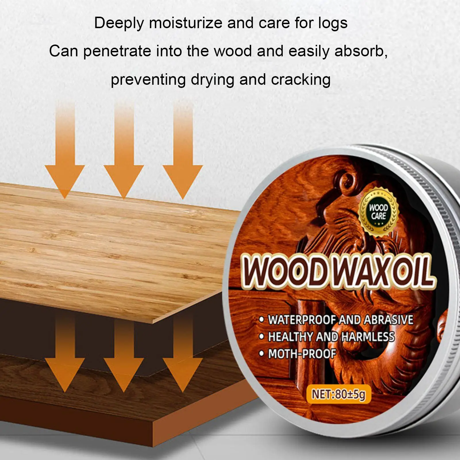 Furniture Wax For Wood Furniture Nourishing Conditioner Wood Chair Polish Wax For Homeowner Woodworker Collector DIY Enthusiast