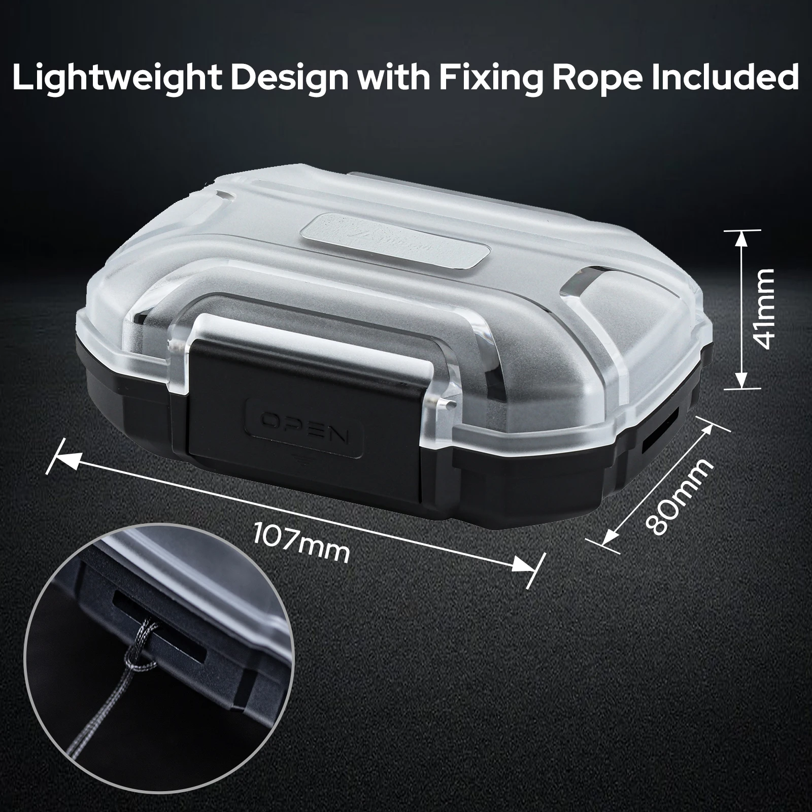 حقيبة حمل لسماعات الأذن LINSOUL LC02 مقاومة للماء مع تصميم محكم الغلق ثلاثي المقاومة #4