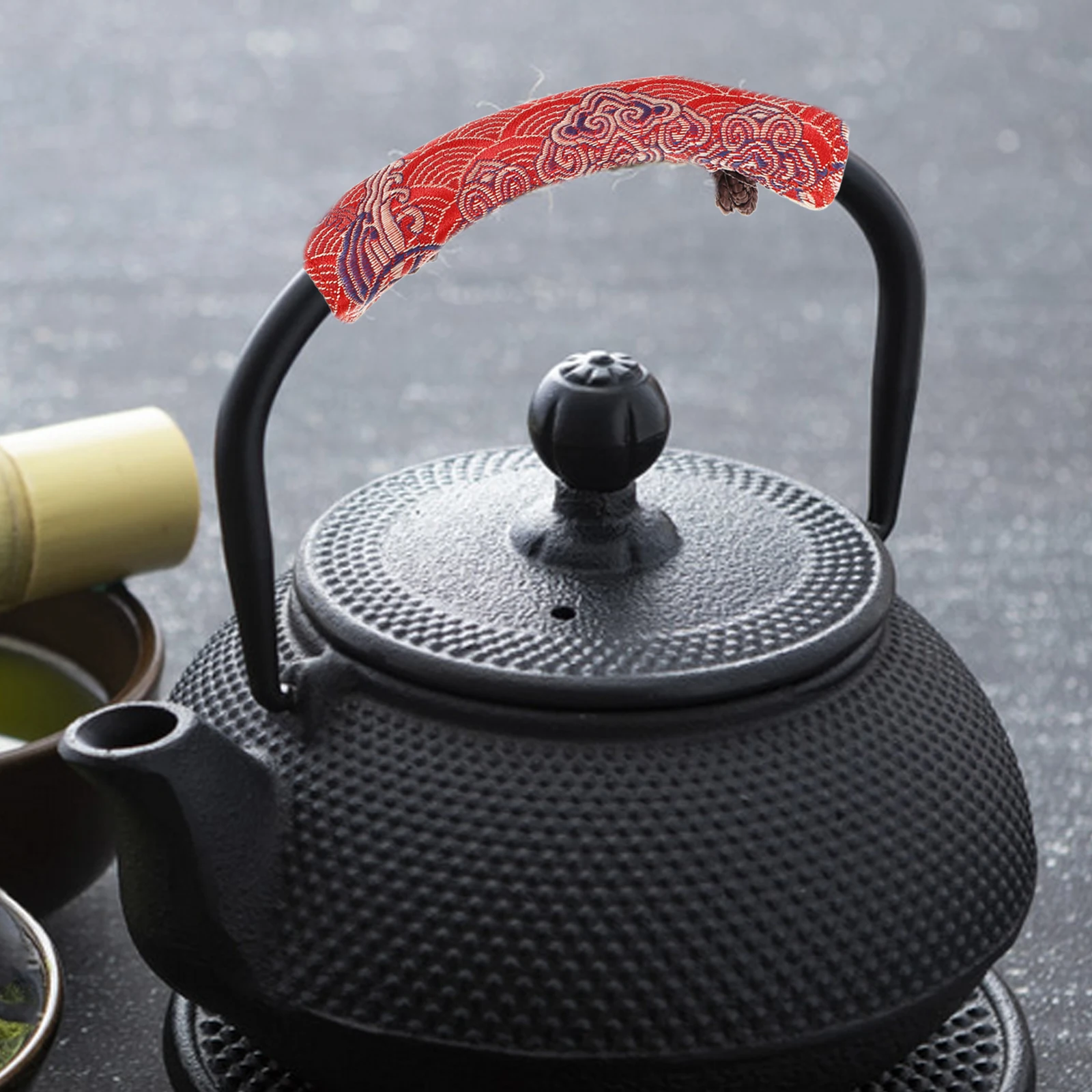 

2 Pcs Dragon Teapot H Cover Heat resistant Cloth Anti scald Anti Scald Cover For Teapot H Protector Kitchen