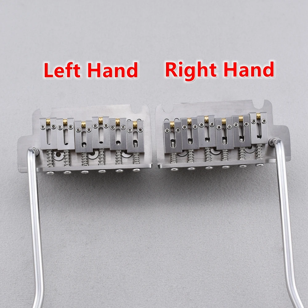 1 Set 2 Point 10.5mm Stainless Steel / Brass/ Titanium Alloy Saddle and Block 510 Style Tremolo System Bridge