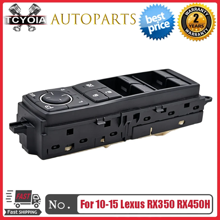 Master Power Window Switch 84040-48180 84040-48190 For 2010-2015 Lexus RX350 RX450H