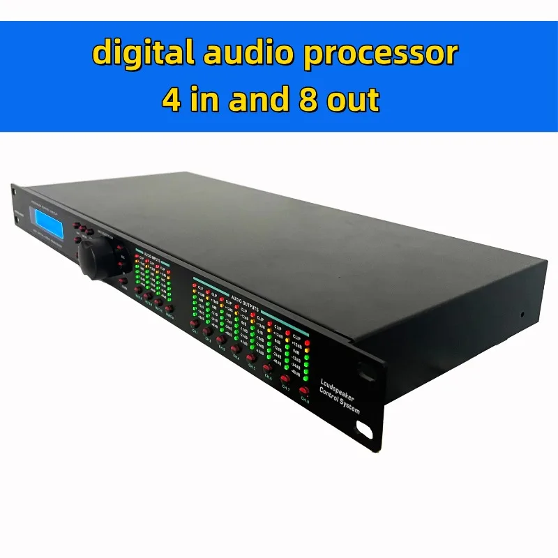 Hot Selling Audio Processor 4 in 8 out For Fm Radio Made In China