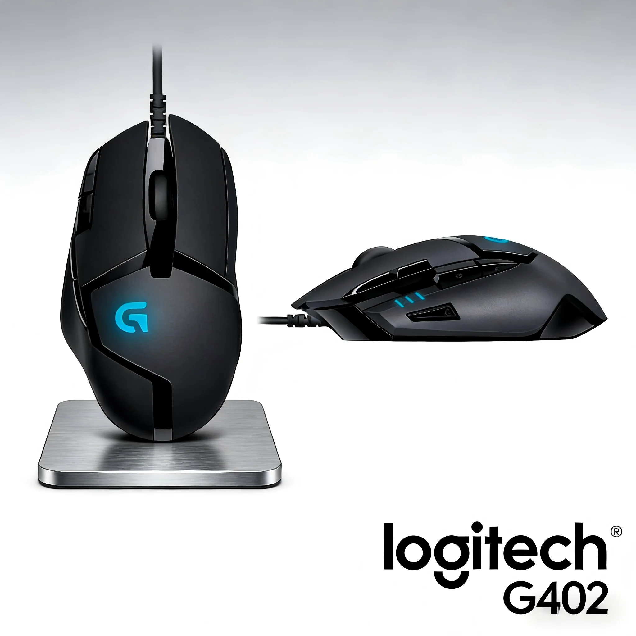 

Logitech G402 8-Button Macro Programmable Mouse for Laptop & Desktop Gaming