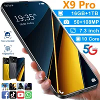 X9 pro Unlocked Smartphone 16GB plus 1 TB Dual SIM 4G 5G WiFi Global Cellphone Android Original 2025 NFC