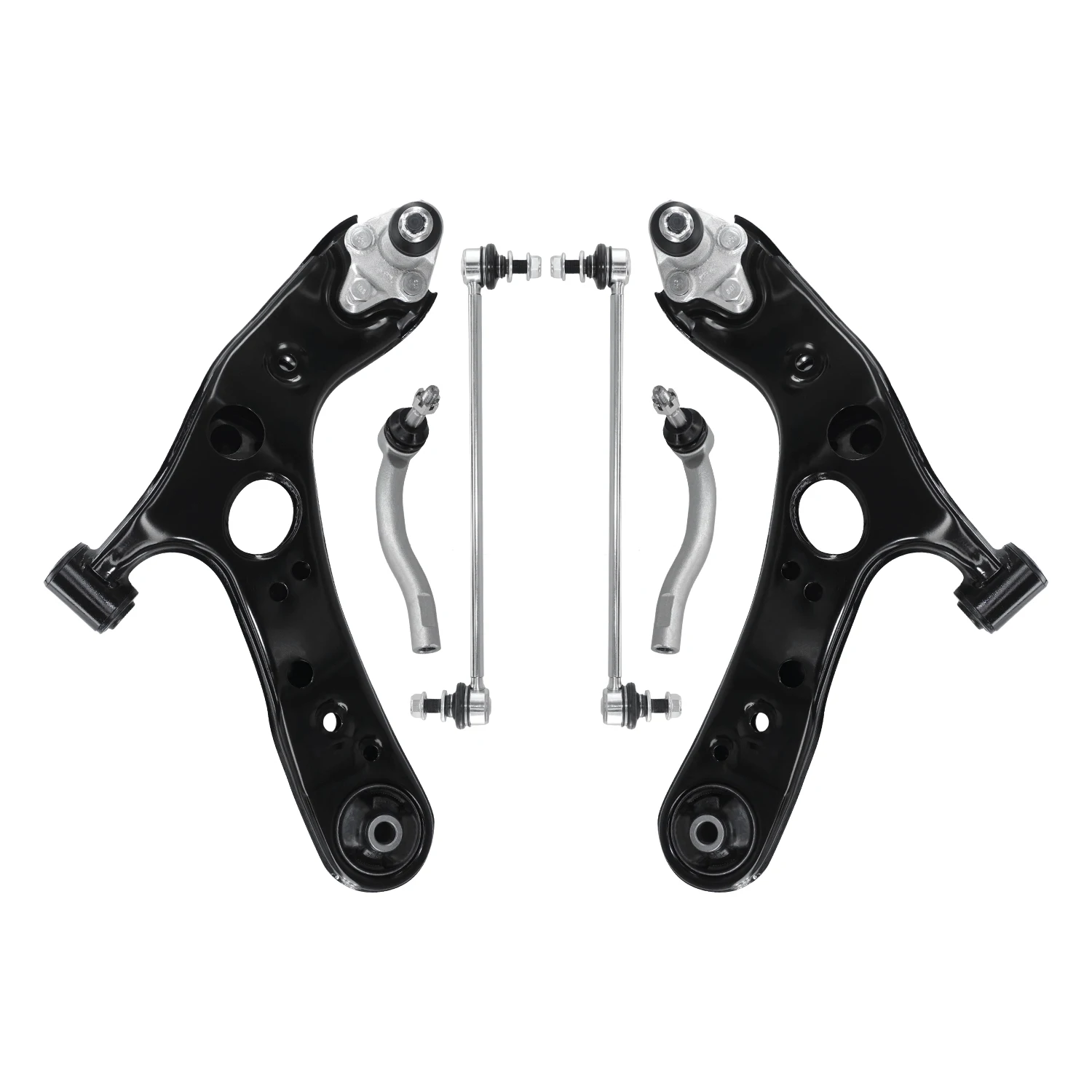 TOPICKSAP 8PCS Front Lower Control Arm Kit Replacement for Prius(Not Fit C or V) Lexus CT200h  Toyota Prius Plug-In 2010-2017