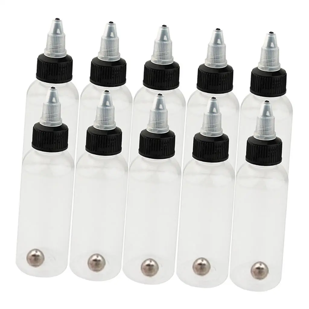 5pcs 30/50/60/120/250ml Airbrush Ink Dispensing Bottles LDPE